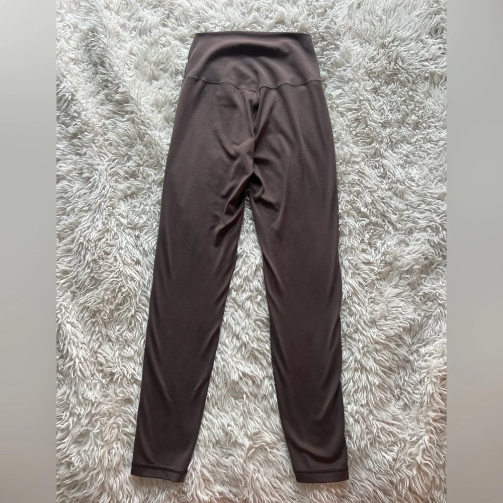 Aerie Real Me High Waisted Leggings Brown - Picture 8 of 8